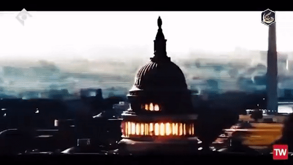 Kinh hoàng video giả tưởng: Tên lửa Iran làm nổ tung Điện Capitol