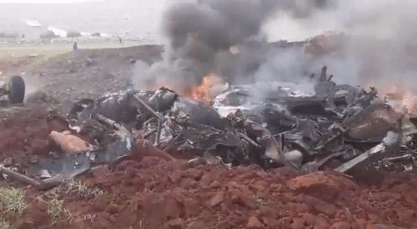 Phiến quân bắn rơi trực thăng Syria, 2 phi công thiệt mạng