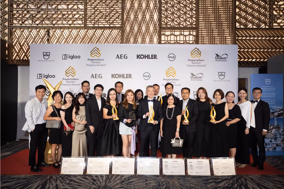CapitaLand Development được tôn vinh tại Giải thưởng Bất động sản Việt Nam PropertyGuru 2026