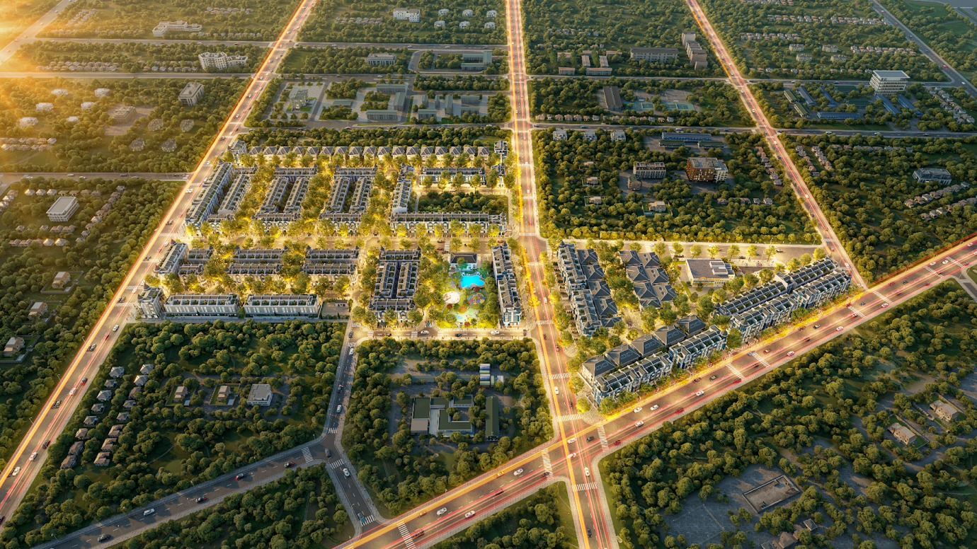 Khu đô thị thượng lưu Eurowindow Central Avenue nổi bật giữa trung tâm Nghệ An