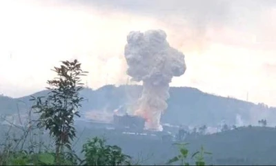 Nổ lò phốt pho ở Lào Cai, một người tử vong