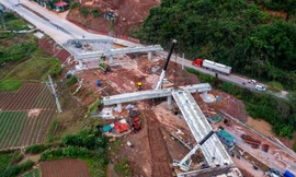 Lạng Sơn tăng tốc thi công tuyến quốc lộ huyết mạch nối với tỉnh Quảng Ninh