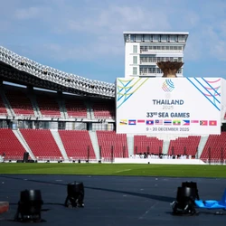 Ngắm sân vận động Rajamangala : 'Trái tim' rực sáng của SEA Games 33