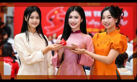 Top 5 Hoa hậu Việt Nam xúc động trước thông điệp Chủ Nhật Đỏ 2026