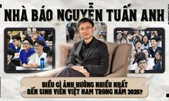 Nhà báo Nguyễn Tuấn Anh: Điều gì ảnh hưởng nhiều nhất đến sinh viên Việt Nam trong năm 2025?