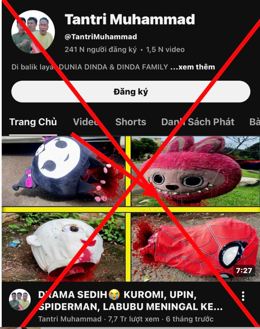 Nhiều video độc hại trên Youtube trẻ em, Công an cảnh báo 'khẩn'