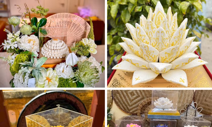 Vật phẩm thờ cúng 'nghệ thuật' hút khách dịp Rằm tháng Giêng