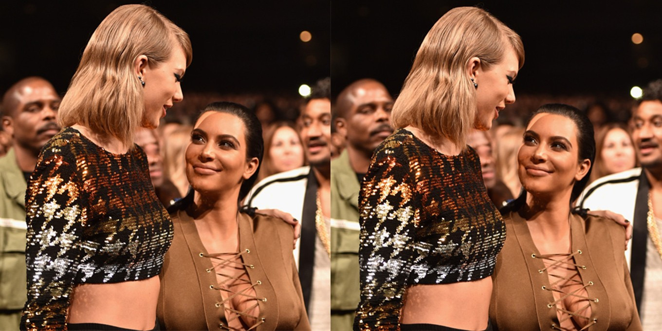 Taylor Swift và Kim Kardashian từng có mối quan hệ bạn bè trước khi vướng vào ồn ào.