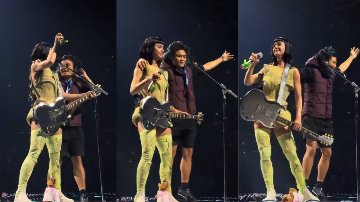 Johnson Wen cũng từng gây ra một sự cố tương tự tại concert Katy Perry.