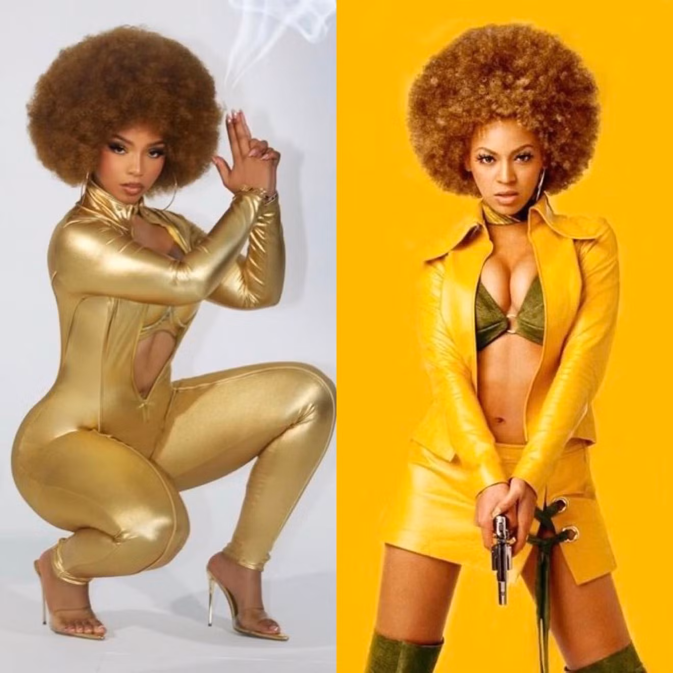 Chlöe chọn hóa trang thành nhân vật Foxxy Cleopatra từ phim Austin Powers: Goldmember.