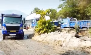 Đường dây khai thác cát trái phép thu lợi hàng tỷ đồng 