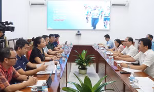 UBND tỉnh làm việc với Báo Tiền Phong.
