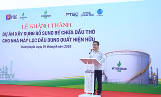 Tổng Giám đốc BSR Nguyễn Việt Thắng: Việc tăng thêm bồn chứa dầu thô giúp Tổng công ty chủ động hơn trong điều hành sản xuất và bảo đảm nguồn nguyên liệu, đồng thời có thêm không gian chứa dầu thô, góp phần bảo đảm an ninh năng lượng quốc gia.