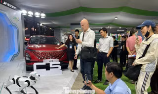Chó robot tự di chuyển, làm trò và sủa như thật ở TPHCM