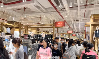 Càng về đêm, tín đồ săn sale Black Friday càng đông