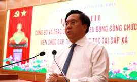 Phú Thọ điều động gần 400 công chức, viên chức từ tỉnh về xã