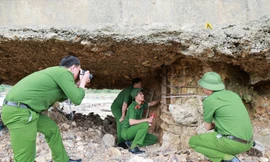 Công an Phú Thọ vào cuộc điều tra vụ móng cầu Sông Lô hư hỏng, trơ cốt thép gỉ sét