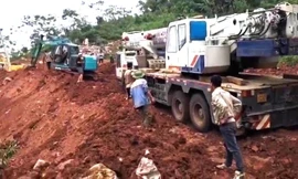 Hành trình vận chuyển hàng nghìn tấn vật liệu đường dây 500kV Lào Cai - Vĩnh Yên