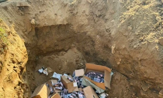 Hàng hoá bị cơ quan chức năng tiêu hủy.