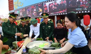 Ban chỉ huy Bộ đội Biên phòng tỉnh Đắk Lắk tổ chức Chương trình “Xuân Biên phòng ấm lòng dân bản”.