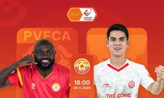 Trực tiếp PVF-CAND vs Thể Công Viettel 0-0 (H1): Hiệp 1 bắt đầu 