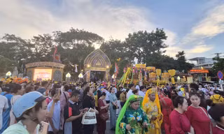 Tháp Bà Ponagar tọa lạc trên đồi Cù Lao 