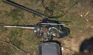 Rơi trực thăng, 2 người thương vong