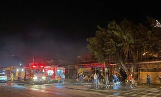 Hiện trường vụ cháy khiến 4 nạn nhân tử vong.