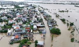 Vùng rốn lũ Hóa Châu, Huế.