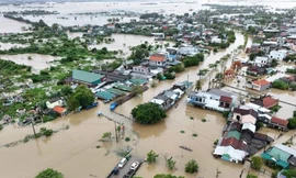 Vùng mưa lớn lại dịch chuyển ra Hà Tĩnh - Quảng Trị