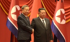 Lễ đón Tổng Bí thư Tô Lâm thăm cấp Nhà nước Cộng hòa Dân chủ Nhân dân Triều Tiên