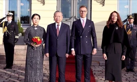 Lễ đón Tổng Bí thư Tô Lâm và Phu nhân thăm chính thức Cộng hòa Phần Lan