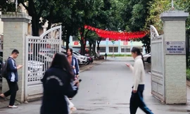  Một trong những khu kí túc xá của ĐH Quốc gia Hà Nội. Ảnh: NGHIÊM HUÊ