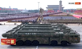 Trung Quốc duyệt binh hoành tráng kỷ niệm 80 năm chiến thắng phát xít