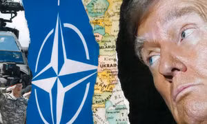 Tổng thống Mỹ Donald Trump hiện không hài lòng với NATO, cân nhắc rút Mỹ khỏi tổ chức này. Ảnh: The Guardian.