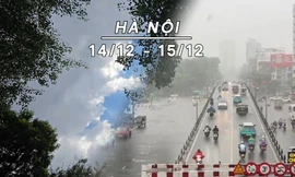 Giữa tháng 12 Hà Nội kéo dài hình thái trời rét kèm mưa 