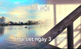 Hà Nội ngày nắng nóng, chiều có mưa dông