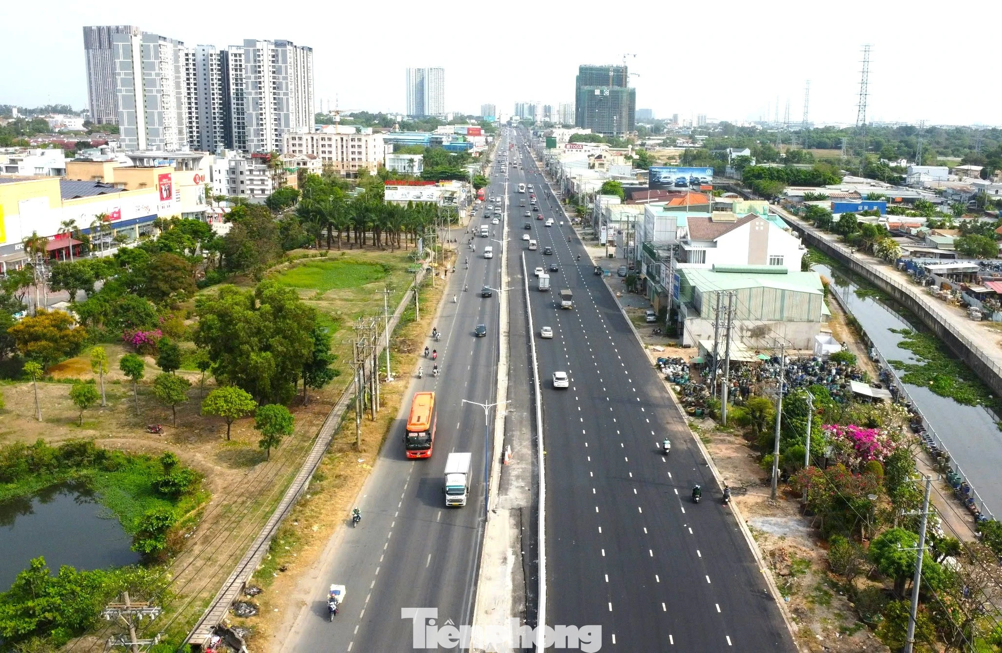 Quốc lộ 13 phía Bắc TPHCM hoàn thiện nhiều đoạn, giảm ùn tắc giao thông