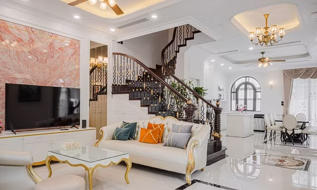 Nét đẹp tân cổ điển trong biệt thự, nhà phố 