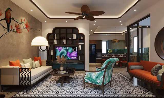 Biệt thự phong cách Indochine đương đại gây 'thương nhớ'