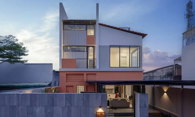 Ngôi nhà ‘nhiệt đới’ 3 tầng hiện đại giữa lòng Sài Gòn