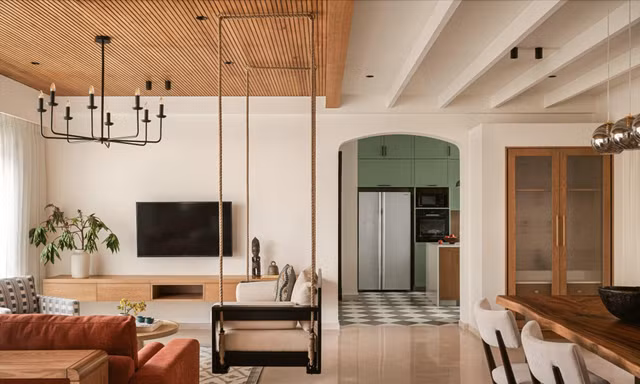 Thiết kế phóng khoáng kết hợp phong cách hiện đại nhưng vẫn đậm chất truyền thống