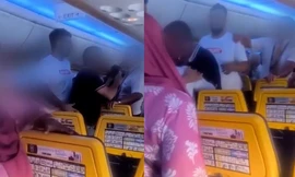 Hành khách ẩu đả, máy bay hỗn loạn khi hạ cánh