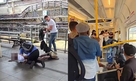 Phẫn nộ khách nam khỏa thân trên tàu điện ngầm