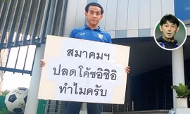 CĐV Thái Lan đến trụ sở Liên đoàn phản ứng sau vụ sa thải HLV Nhật Bản