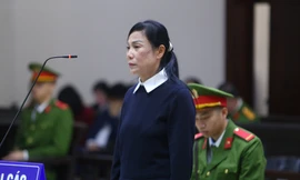 Hình ảnh cựu Bí thư Tỉnh ủy Vĩnh Phúc Hoàng Thị Thúy Lan tại phiên tòa phúc thẩm