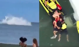 Máy bay rơi xuống biển, phi công thoát nạn ly kỳ