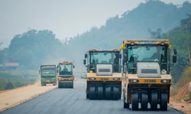 Rốt ráo thi công cao tốc Đồng Đăng - Lạng Sơn suốt ngày đêm