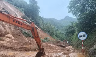 Sạt lở khắp khu vực miền núi phía Bắc 