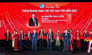 UDIC: Tổng Giám đốc Nguyễn Văn Luyến vinh danh Sao đỏ - Doanh nhân trẻ tiêu biểu 2025